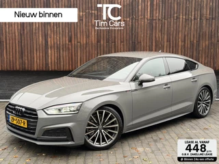 Audi A5 Sportback 35 TFSI S-line Automaat | Quantumgrijs | LED verlichting | Climate & cruise control | Getint glas | 19 inch velgen | Elektrisch bedienbare achterklep | Parkeersensoren achter