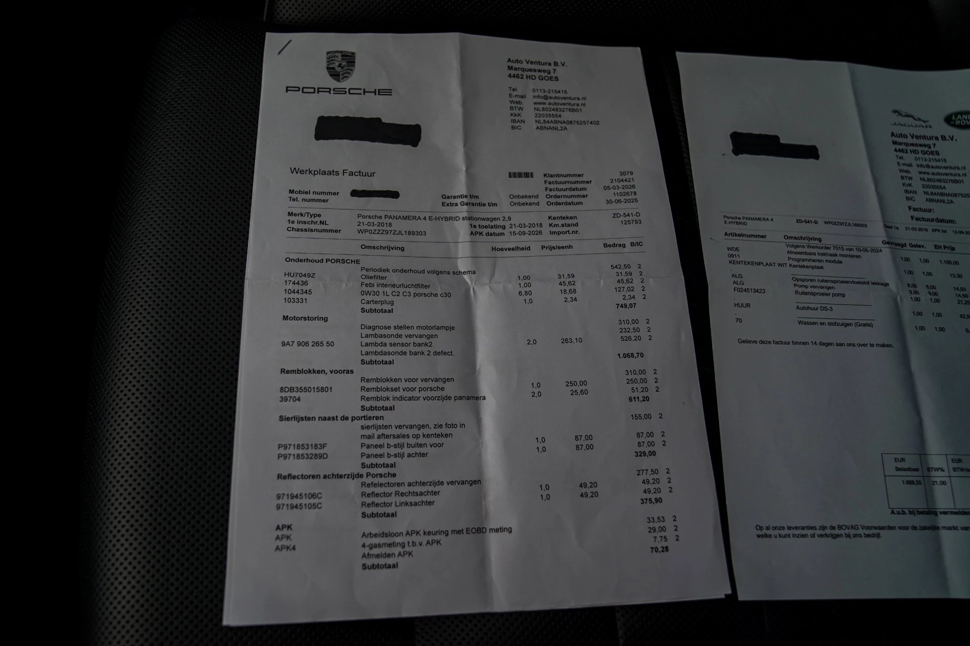 Hoofdafbeelding Porsche Panamera