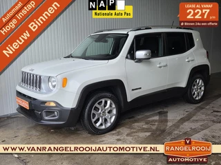 Jeep Renegade 1.4 Limited Aut., stoel-+stuurverw., clima, cruise, pdc v+a, 17" lmv