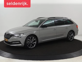 Skoda Superb 1.4 TSI iV Sportline | Panoramadak | Trekhaak |  Stoelverwarming | Adaptive cruise | Camera | Alcantara | 19'' | Carplay | Matrix LED | Navigatie | Achterbankverwarming | PHEV | Plug In