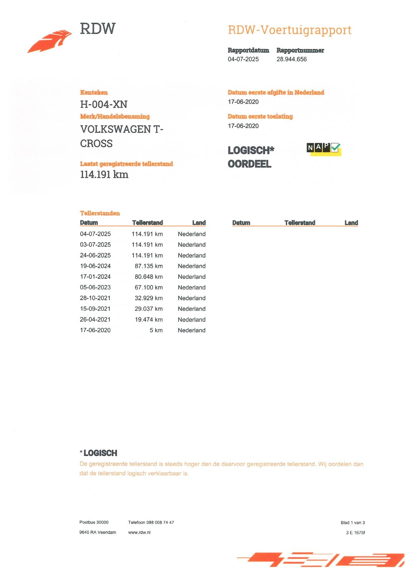 Hoofdafbeelding Volkswagen T-Cross