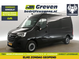 Renault Master T35 2.3 dCi L2H2 | 7 PERSOONS | Dubbele Cabine | Airco PDC Trekhaak Imperiaal Ladder Elektrpakket