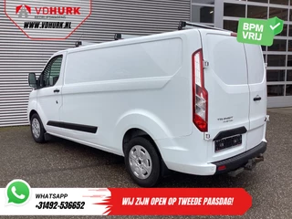 Ford Transit Custom 2.0 TDCI 130 pk Aut. L2 Carplay/ Stoelverw./ Navi/ Airco/ Cruise/ PDC/ DAB/ Trekhaak