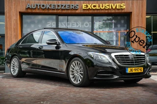 Mercedes-Benz S-klasse 500 PLUG-IN HYBRID Lang Prestige Plus Panoramadak Luchtvering Adapt. Cruise Massage Burmester Stoelclima Keyless 360cam