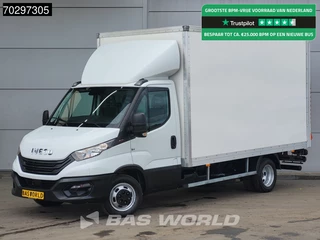 Iveco Daily 35C16 3.0L Laadklep Dubbellucht Bakwagen 160PK Airco Cruise D'Hollandia Euro6 Meubelbak Koffer Airco Cruise control