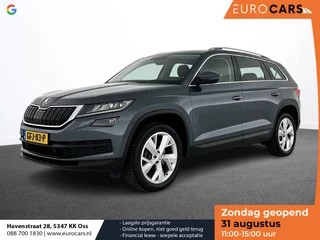 Skoda Kodiaq 1.5 TSI 150pk Automaat Style 7p. Navigatie Apple Carplay/Android Auto Adaptive Cruise Control Parkeersensoren Camera Elektrische achterklep Stoel- en stuurverwarming Virtual Cockpit Keyless Entry/Start Ledverlichting Getinte ramen Climate Control