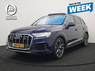 Audi Q7 55 TFSI e Quattro Pro Line Plug In Hybrid 381pk Dealer O.H PHEV | Luchtvering | Trekhaak Af Fabriek | Panodak | Adaptive Cruise | 21 "L.M Matrix LED | Camera | Lederen Sportstoelen Memory & Ventilatie | Navigatie | Keyless | Virtual | DAB  | Softclos