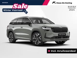 Skoda Kodiaq 1.5 TSI PHEV Sportline Business DSG | Trekhaak | 20'' Licht metalen Velgen | Parkeer pakket | prijs is incl. inruilvoordeel