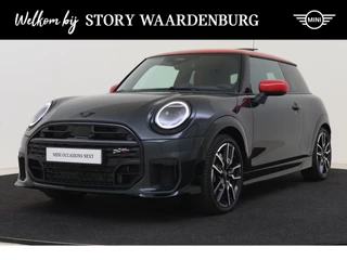 Hoofdafbeelding MINI 3-deurs MINI 3-deurs Hatchback Cooper C Automaat / JCW / Pakket XL / 18 inch JCW Lap Spoke 2-tone