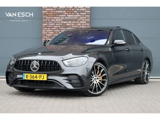 Mercedes-Benz E-Klasse 450 4MATIC Premium+ AMG Line Aut9 | Luchtvering | Distronic+ | Burmester | Soft-Close | Memory | Trekhaak | HUD | Augmented Reality | Panoramadak | Keyless Go |