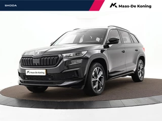 Skoda Kodiaq 1.5 TSI 150pk DSG Sportline Business 7p. · Camera · Elek. Trekhaak · Apple/Android Car Play · Elek. bestuurdersstoel · Elek. Achterklep · Keyless · 19'' Inch · Garantie t/m 04-06-2027 of 100.000km