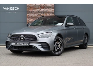 Hoofdafbeelding Mercedes-Benz E-Klasse Mercedes-Benz E-Klasse Estate 300 de 4MATIC Premium+ AMG Line Aut9 | Panoramadak | Distronic+ | Memory | Burmester | Trekhaak | Surround Camera | Keyless Go | Stoelverwarming | Sfeerverlichting | Rijassistentiepakket+ |