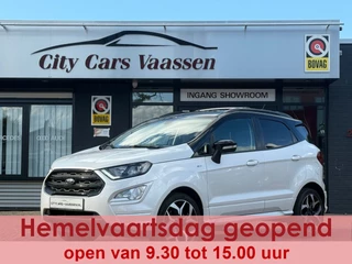 Ford EcoSport 1.0 EcoBoost ST-Line Black automaat 125 pk navigatie camera climate ctr half leder/alcantara afn trekhaak lmv 18 inch dealer onderhouden