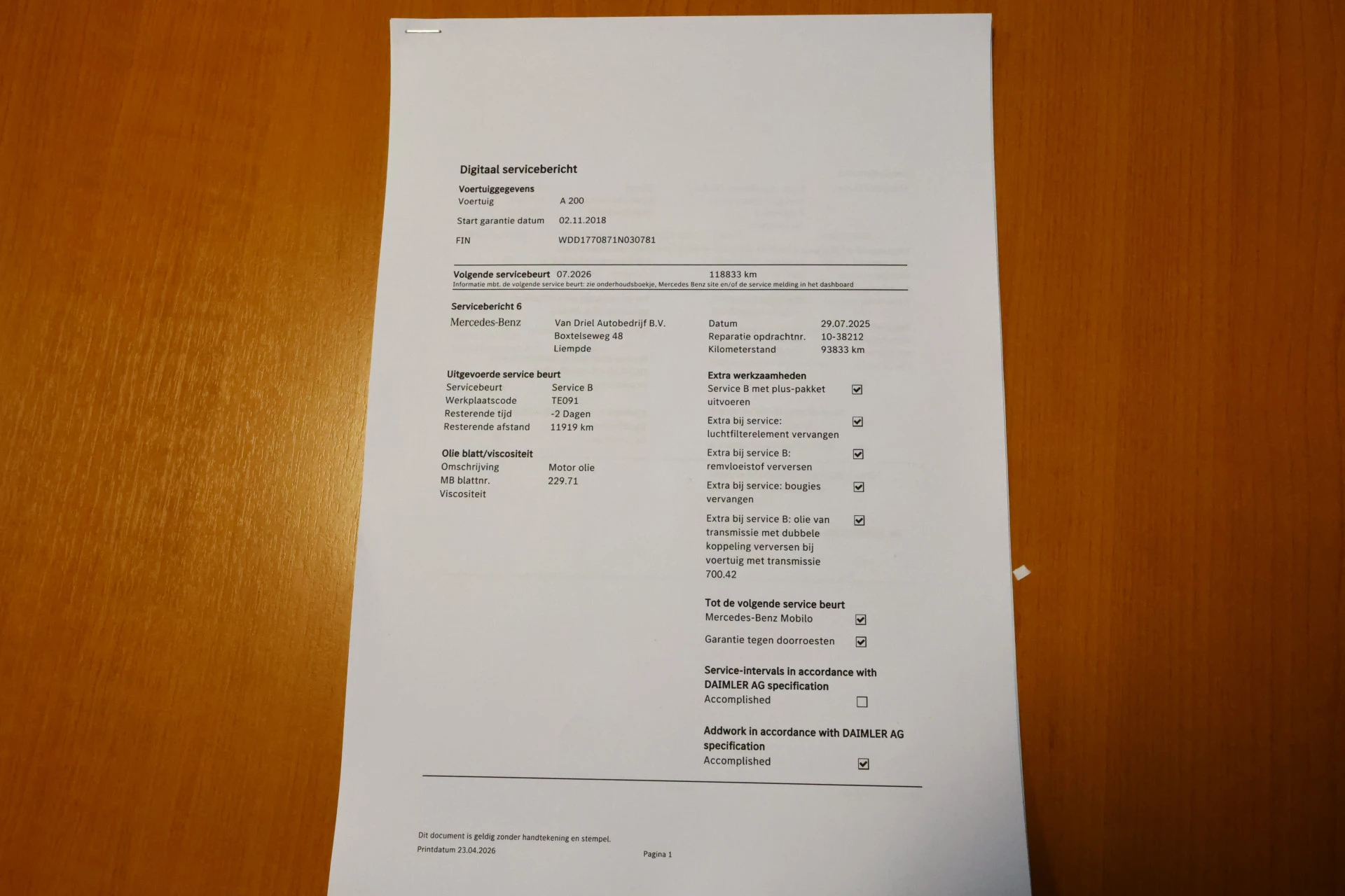 Hoofdafbeelding Mercedes-Benz A-Klasse