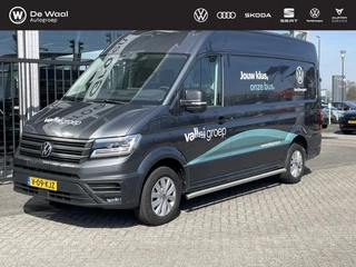 Volkswagen Crafter 35 Exclusive L3H3 140 pk Automaat BPM vrij | 3-Zits | Led | ACC | Trekhaak | Navigatie | Camera | DAB+ | Stoelverwarming | Stuurverwarming | Voorruitverwarming