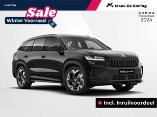 Skoda Kodiaq 1.5 TSI PHEV Sportline Business DSG | Trekhaak | 19'' Licht metalen Velgen | Panorama dak | prijs is incl. inruilvoordeel