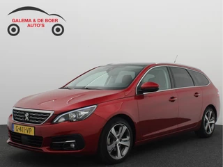Peugeot 308 SW 1.2 PureTech Blue Lease Premium 131PK / DRIEM VV / PANORAMADAK / COGNAC LEDER / STOELVERW / CLIMA / CARPLAY / DAB+ / NAVI / NL-AUTO