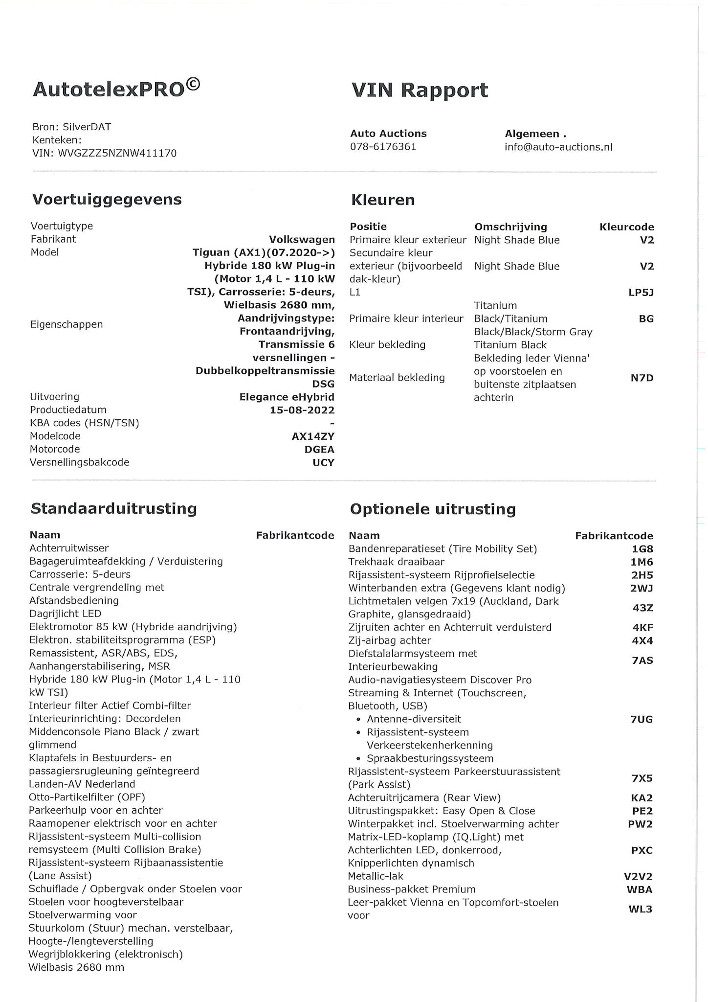 Hoofdafbeelding Volkswagen Tiguan
