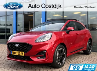 Hoofdafbeelding Ford Puma Ford Puma 1.0 EcoBoost Hybrid ST-Line 125PK Automaat NIEUW MODEL!! Panodak Afn. Trekhaak Winterpack MATRIX-LED Elek. Achteklep Adaptieve Cruise SYNC4 Keyless Navi Privacy Glass *Full Options*
