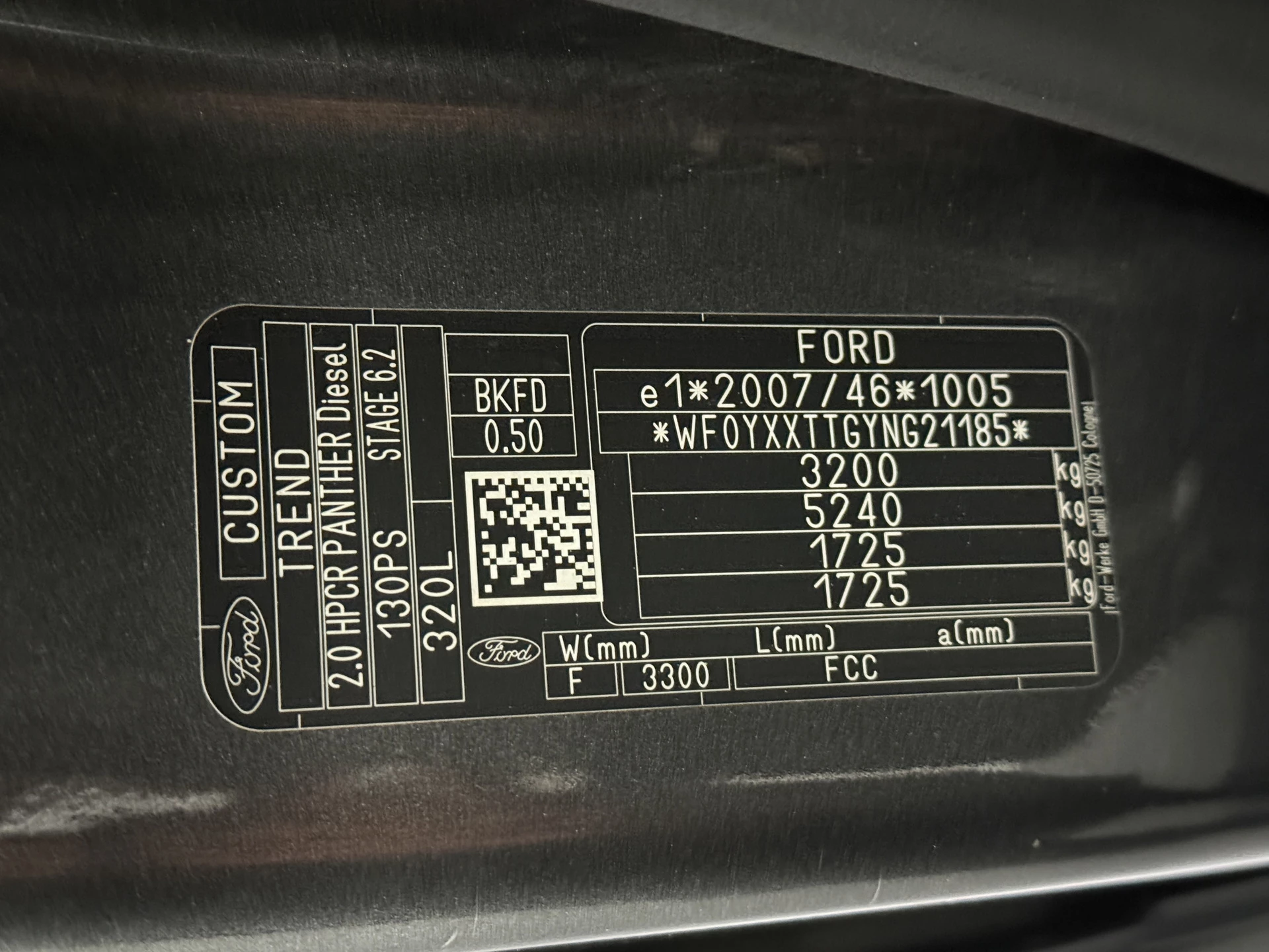 Hoofdafbeelding Ford Transit Custom