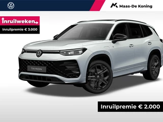 Volkswagen Tayron R-Line-Edition 1.5 eHybrid 204 pk 6 versn. DSG ·  Assistance pakket plus · Design pakket  · Design pakket 'black style' ·  Lederpakket 'varenna' met ergoactive-plus-stoelen vóór ·  Trekhaak incl. aanhangermanoeuvreerhulp ‘trailer assist’ ·