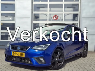 SEAT Ibiza 1.0 TSI FR Business Intense Plus | Navigatie/Android/Apple Carplay | LM Velgen 18" | Elektrisch Glazen Panoramadak | Voorstoelen Verwarmd | Cruise Control | Airco |