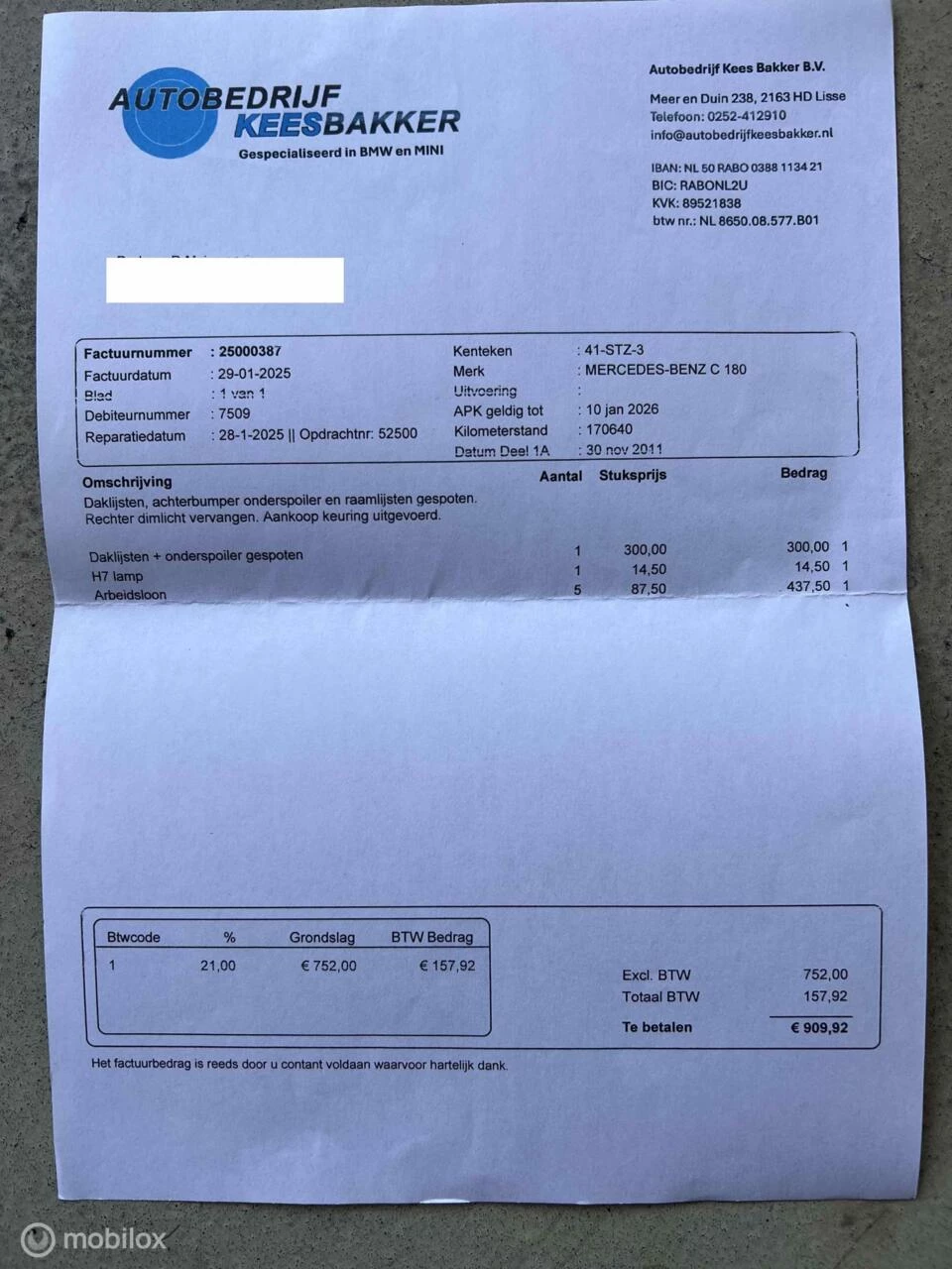 Hoofdafbeelding Mercedes-Benz C-Klasse