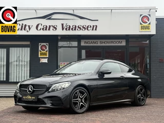Mercedes-Benz C-Klasse Coupé 200 AMG Line night pakket 184 pk pano navi climate ctr cruise ctr camera Burmester Keyl-go leder lmv 18 inch dealer onderhouden