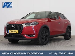 DS DS 3 Crossback 1.2 PureTech 101pk So Chic ECC ACP-NAVI LMV-T.T. LED ZWART/GRIJS.STOF STOELVERWARMING PDC CRUISEC.