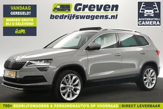 Škoda Karoq 1.5 TSI 150PK Automaat | Canton-Audio | Pano Airco Camera Carplay Cruise LED Sfeer DSG Memory-seats Navi PDC 19"LMV Trekhaak