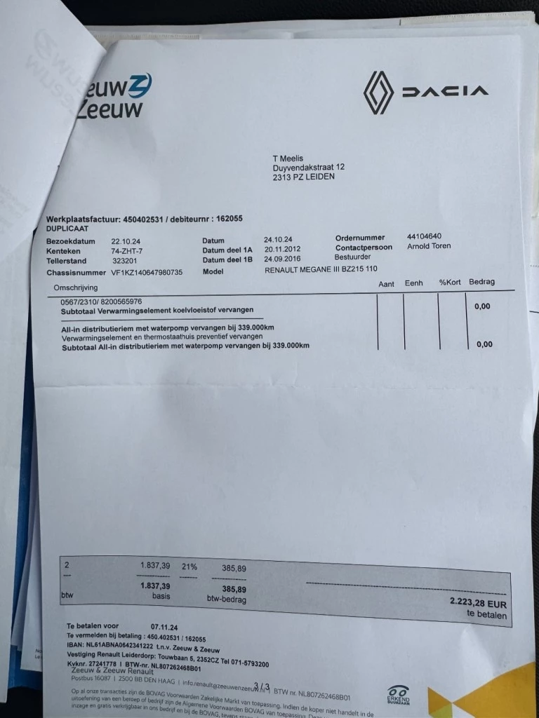 Hoofdafbeelding Renault Mégane