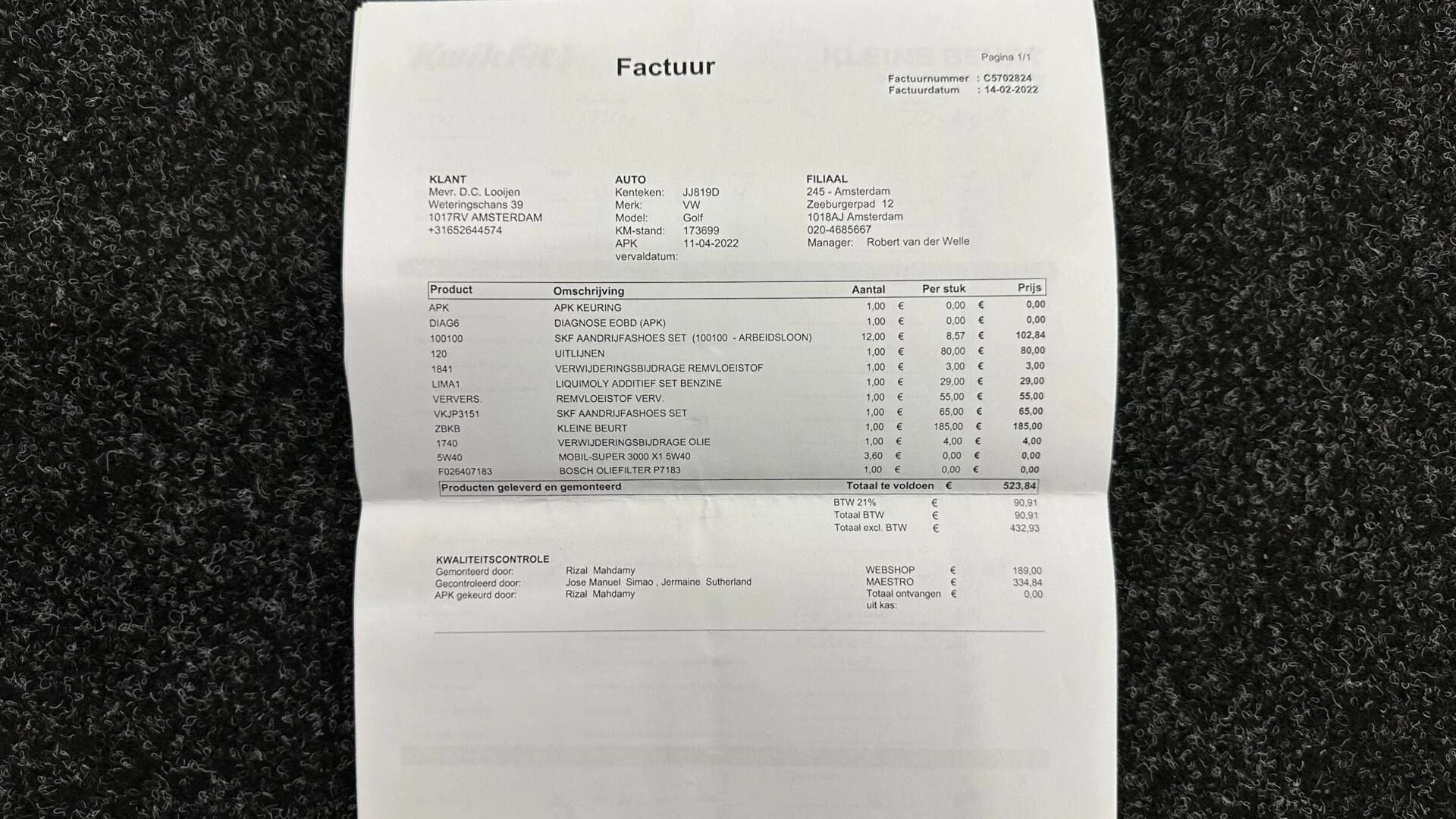 Hoofdafbeelding Volkswagen Golf