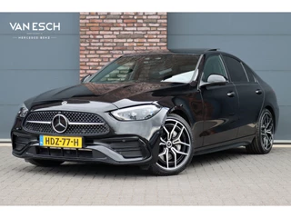 Mercedes-Benz C-Klasse 300 4MATIC AMG Line Aut9 | Panoramadak | Distronic+ | Digital Light | Burmester | Trekhaak | Memory | Augmented Reality | Leder | Rijassistentiepakket | Keyless Go |