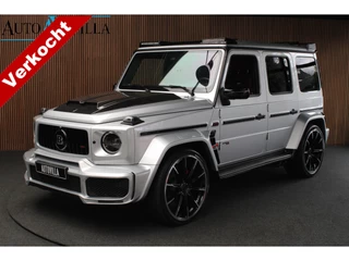 Mercedes-Benz G-Klasse 63 BRABUS 700 360 ACC Carbon 24'' PTS Sterrenhemel Panodak Massage Navi Leer Climate LM velgen