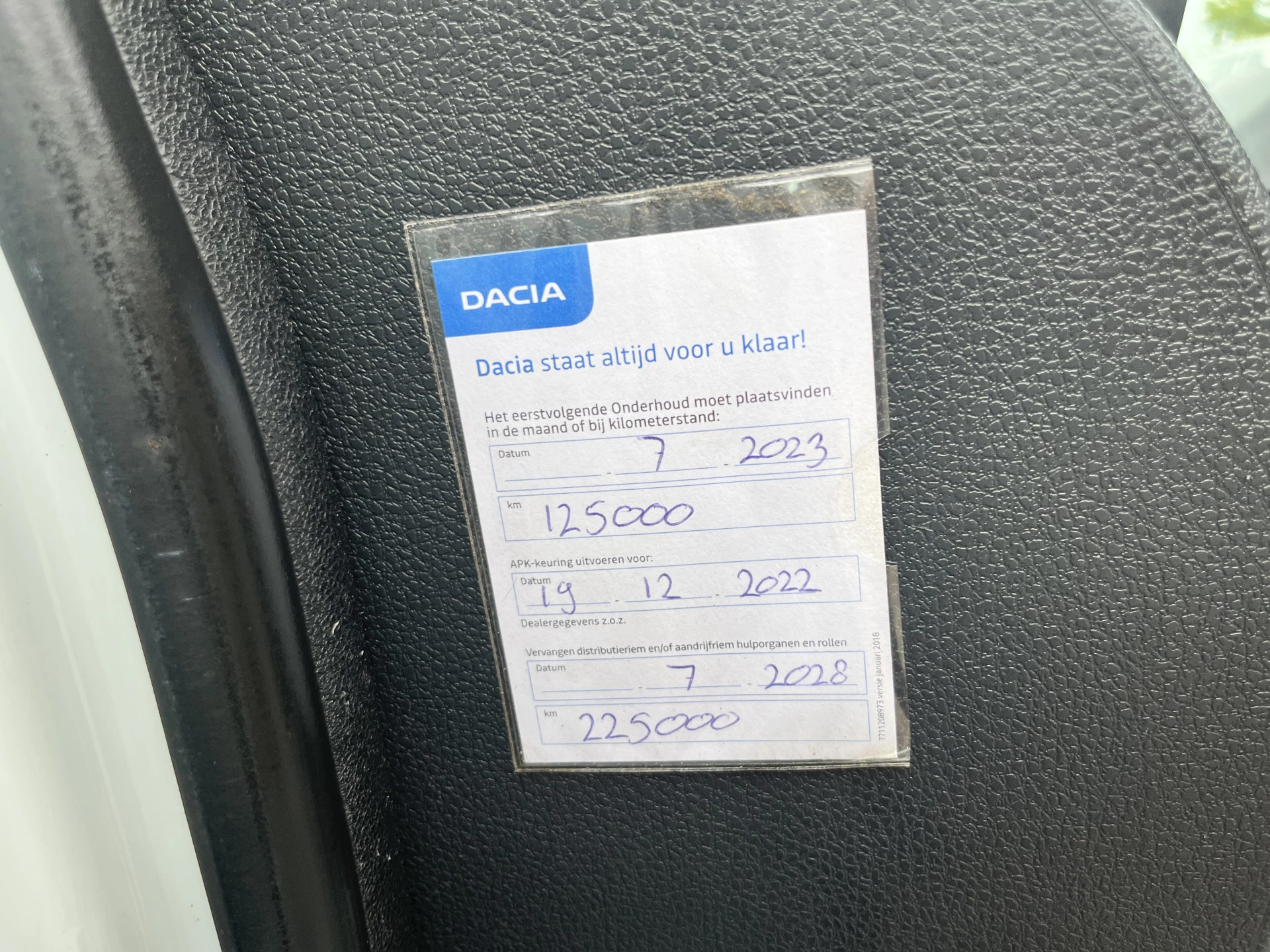 Hoofdafbeelding Dacia Dokker