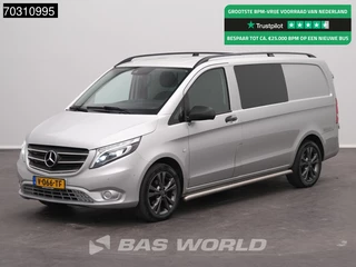 Mercedes Vito 116 Dubbel Cabine Automaat Trekhaak 160PK L2H1 LED Airco Cruise Camera Parkeersensoren v+a Euro6 L2 Doka Mixto DC Airco Trekhaak Cruise control