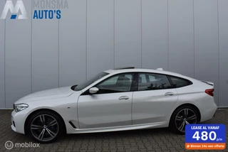 Hoofdafbeelding BMW 6 Serie BMW 630i GT M-Sport Mineralweiß Nappaleder Pano H&K 20"LMV M-Brakes Elek. trekhaak Mooie auto!