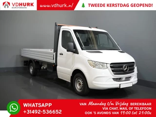 Mercedes-Benz Sprinter 317 CDI Aut. L3 Open laadbak/ 3.5t Trekverm./ MBUX/ 4.3m bak/ Stoelverw./ Cruise/ Trekhaak