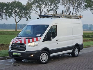 Ford Transit 350 2.0 TDCI L2H2 Trend Imperiaal Werkplaats-Inrichting Navi Airco Camera 130Pk Euro6 Oh-Historie 1e Eigenaar!