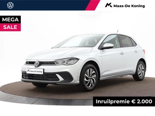 Volkswagen Polo Life Edition 1.0 TSI 95 pk 5 versn. Hand · Airconditioning automatisch, 2-zone (climatronic) · Velgen 'essex', 15 inch lichtmetaal · MEGA SALE