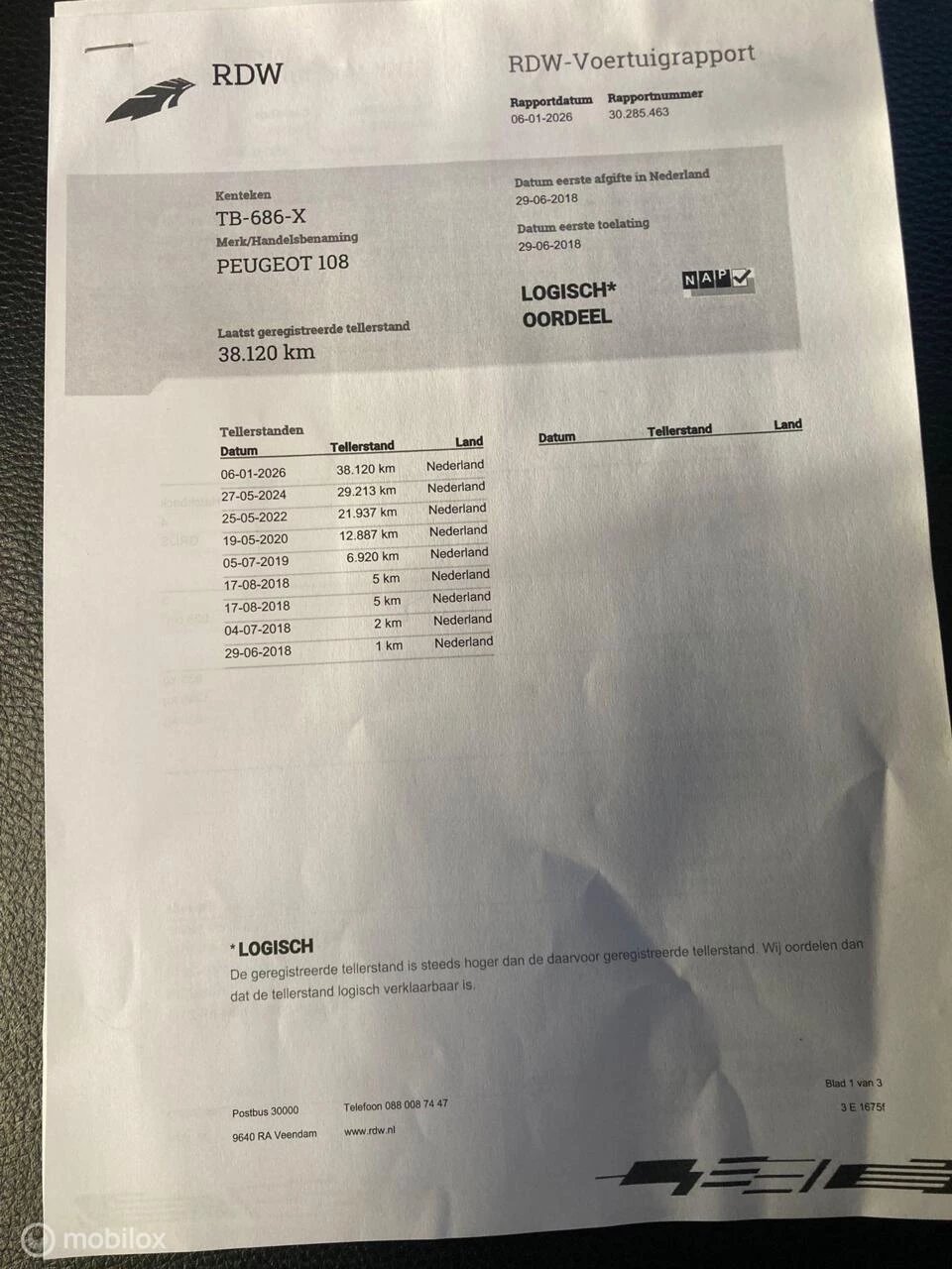 Hoofdafbeelding Peugeot 108