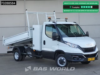 Iveco Daily 35C16 3.0L Kipper met Kist Dubbellucht 3,5t Trekhaak Navi Airco Cruise Camera Euro6 Tipper Benne Kieper 2m3 Airco Trekhaak Cruise control