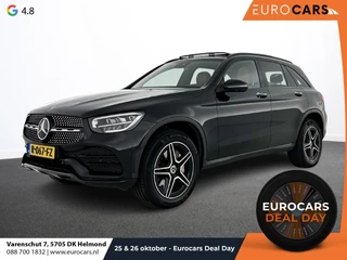 Mercedes-Benz GLC-klasse 300e 4MATIC Business Solution AMG Panoramadak Navigatie Camera Parkeersensoren Cruise Control Stoelverwarming Virtual Cockpit LED Ambiente verlichting Leder