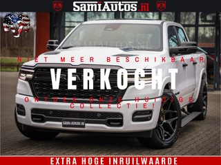 Dodge Ram 1500 LIMITED NIGHT H.O 540PK 706 Nm | XB9 | MASSAGE | BOM VOL | PW7 WHITE | CREW CAB | DUBBELE CABINE | GRIJSKENTEKEN | DE MEEST LUXUEUZE en BEGEERDE Pick-up VOORRAAD NR 2305 - 8549
