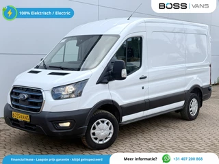 Ford E-Transit 68kWh 184PK L2H2 334km WLTP 96,5% (SOH) Climate Control Cruise Control CarPlay Navigatie Parkeersensoren v+a