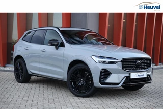 Volvo XC60 T8 Recharge AWD Ultra Dark | Panoramadak | Trekhaak | Stoelverwarming | Harman / Kardon | 360° Camera | Glossy Black | Keyless