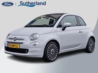 Fiat 500 1.0 Hybrid Launch Edition Climate control | Schuif-kanteldak | Multifunctioneel stuurwiel | Digitaal dashboard | Half leder etc.