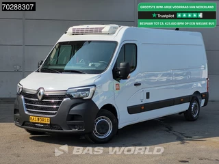 Renault Master 145PK Bi Temp Koelwagen Vriezer Thermo King V-300 Max SP 230v Stekker LED Airco Cruise Camera Euro6 Koel Koeler Kühl Kühler Vries Vriezer Kühlwagen Frigo 6m3 Airco Cruise control