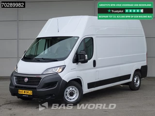 Hoofdafbeelding Fiat Ducato Fiat Ducato 160PK 9G-Automaat L3H3 Hoog Dak Navi Airco Cruise Parkeersensoren 230V aansluiting Euro6 L3 Camper Basis 15m3 Airco Cruise control