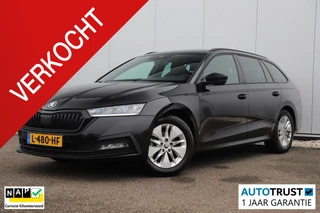 Skoda Octavia Combi 1.0 e-TSI Sport Business Automaat Sportstoelen 16 inch LMV Navigatie Clima Adaptive Cruise Sfeerverlichting Carplay Android PDC